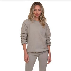 Morgan Stewart Sport Simply Taupe Sweatshirt